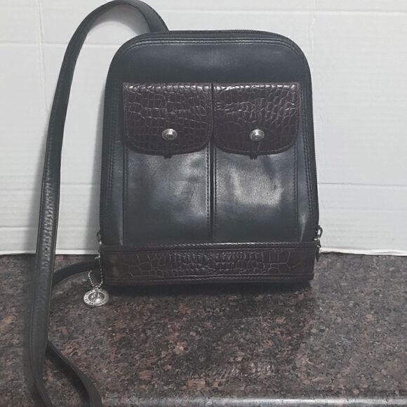 Brighton "One World"  Cross Body Purse...EUC... - Picture 1 of 7